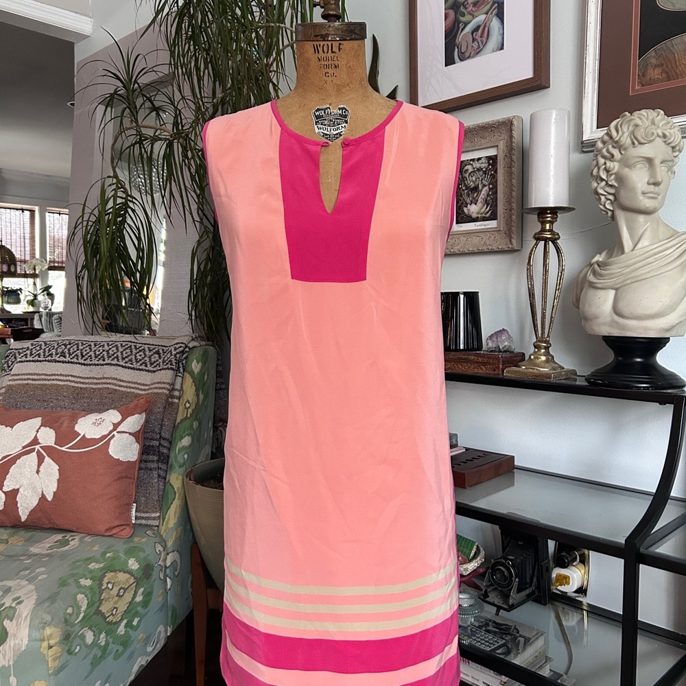 MAGASCHONI 100% Silk Sheath Dress